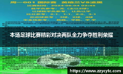 本场足球比赛精彩对决两队全力争夺胜利荣耀